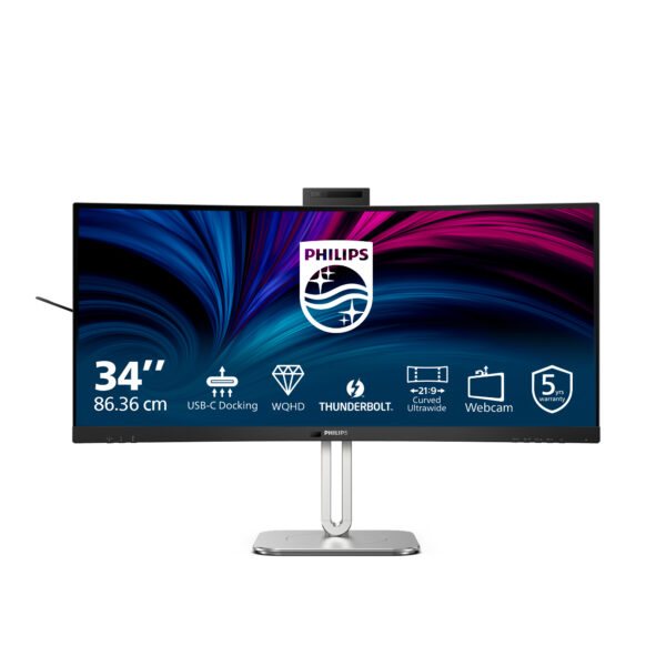 6000 series 34B2U6603CH/00 pantalla para PC 86,4 cm (34") 3440 x 1440 Pixeles Wide Quad HD LCD Gris