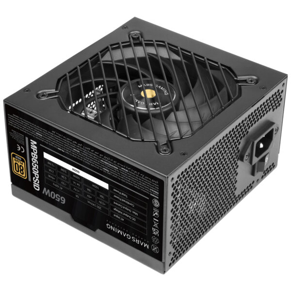 MPB650PSID unidad de fuente de alimentación 650 W Negro
