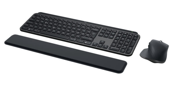 Master MX Keys Combo for Bussiness teclado Ratón incluido Oficina RF Wireless + Bluetooth QWERTZ Suizo Grafito