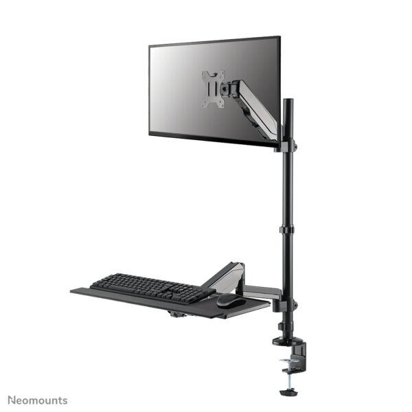 DS90-325BL1 Soporte de sobremesa para puesto de trabajo de pie/sentado 17-32" - resorte de gas