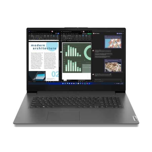V17 G4 IRU Intel® Core i3 i3-1315U Portátil 43,9 cm (17.3") Full HD 8 GB DDR4-SDRAM 256 GB SSD Wi-Fi 6 (802.11ax) Windows 11 Home Español Gris