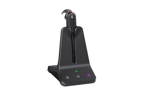 WH63 E2 Teams Auriculares Inalámbrico gancho de oreja Oficina/Centro de llamadas Negro