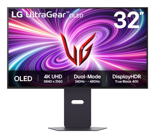 32GX870A-B pantalla para PC 81,3 cm (32") 3840 x 2160 Pixeles 4K Ultra HD OLED Negro