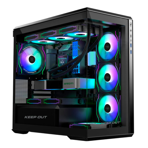 XC-905 PRO+ carcasa de ordenador Negro