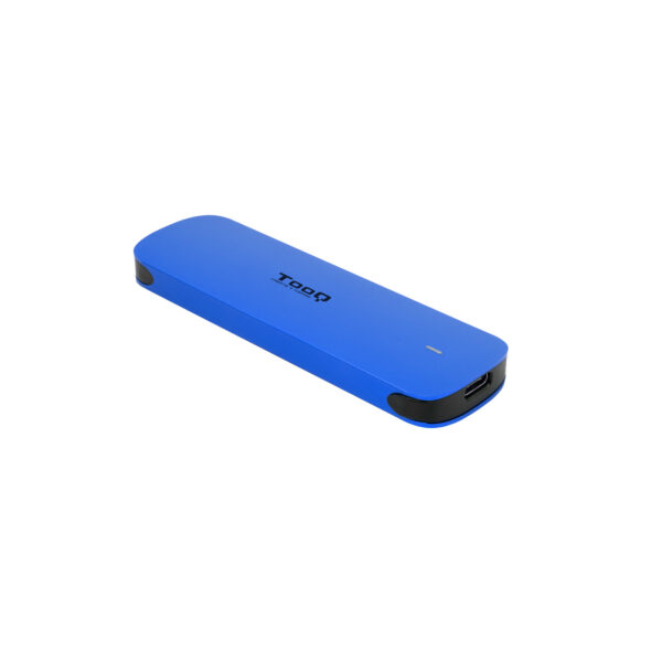 Caja externa para SSD M.2 NVMe, Azul