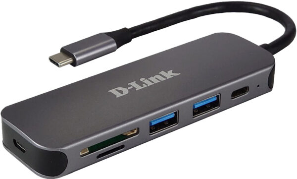 DUB-2325 base para portátil y replicador de puertos USB Tipo C Gris