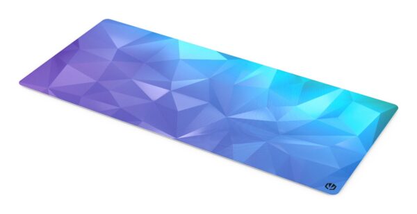 Crystal Blue XL Alfombrilla de ratón para juegos Negro, Azul