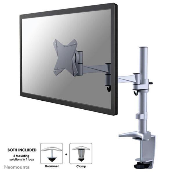 FPMA-D1330SILVER Brazo de monitor 10-30"