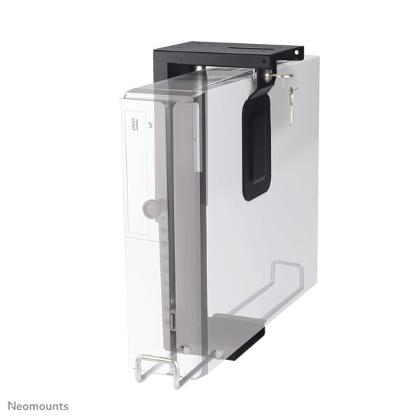 CPU-D075BLACK/LK Soporte para CPU - bloqueable - máx 10 kg - universal