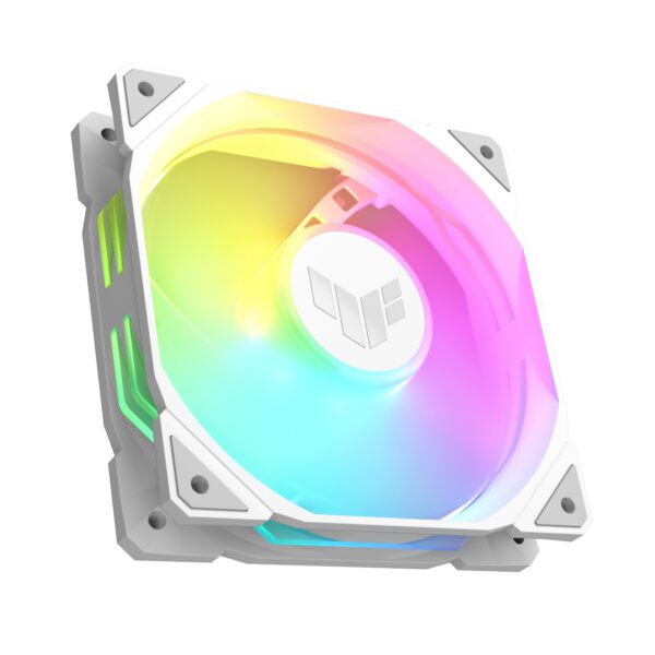 TUF GAMING TR120 ARGB REVERSE 1-pack White Carcasa del ordenador Refrigerador de aire 12 cm Blanco