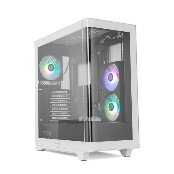 Hummer ETHER Midi Tower Negro, Blanco