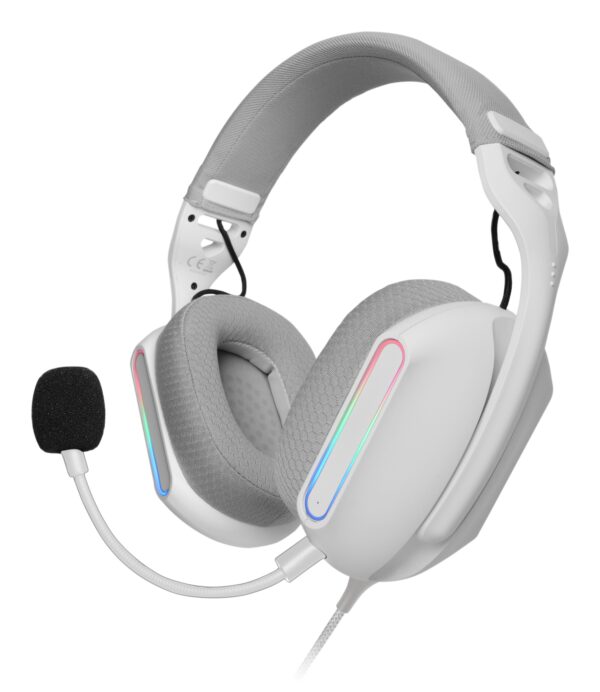MH-PROW Auriculares Alámbrico Diadema Juego USB tipo A Blanco