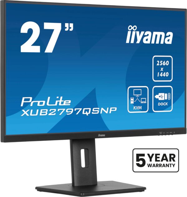 ProLite XUB2797QSNP-B1 pantalla para PC 68,6 cm (27") 2560 x 1440 Pixeles Quad HD LED Negro