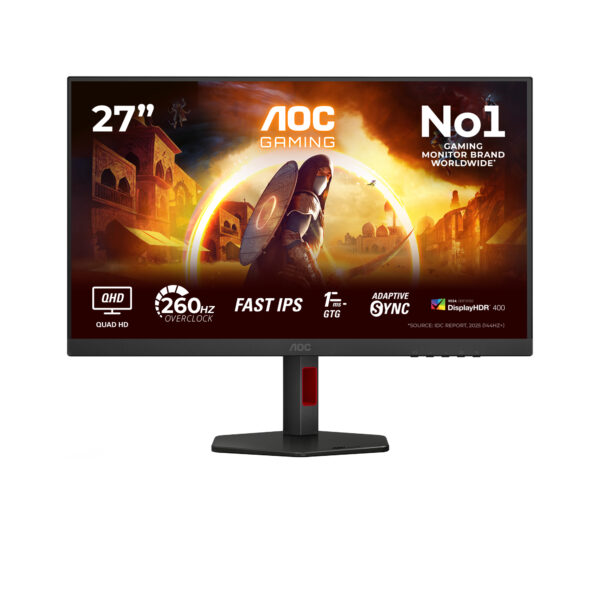 G4 Q27G4ZR pantalla para PC 68,6 cm (27") 2560 x 1440 Pixeles Quad HD LED Negro, Rojo