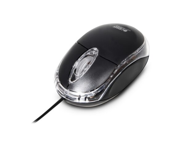 BDM02UF ratón Ambidextro USB tipo A Óptico 800 DPI