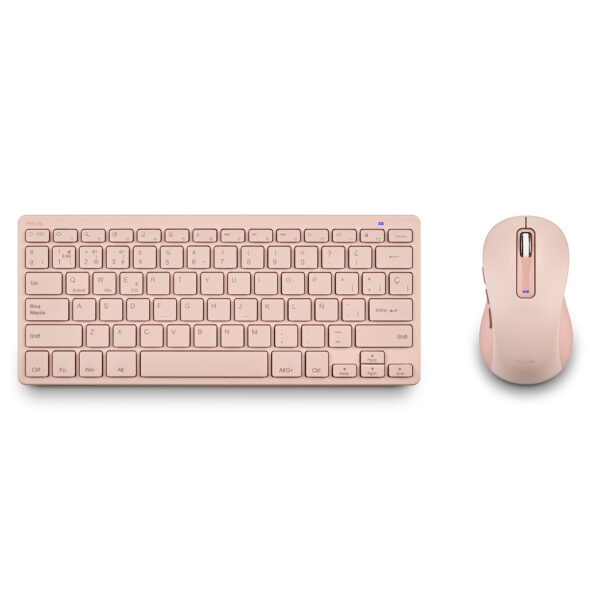FANTASY (QUERTY, ES) teclado Ratón incluido Universal RF Wireless + Bluetooth QWERTY Español Rosa