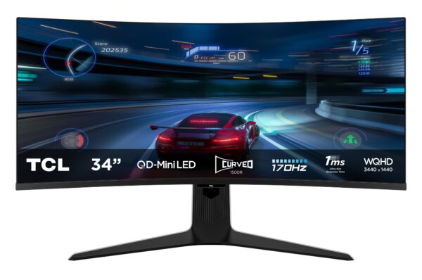 R83 34R83Q pantalla para PC 94 cm (37") 3440 x 1440 Pixeles UltraWide Quad HD LED Negro, Blanco