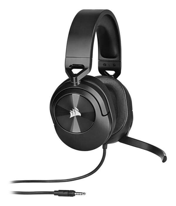 HS55 STEREO Auriculares Alámbrico Diadema Juego Carbono