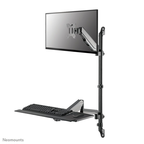 WL90-325BL1 Soporte de pared para puesto de trabajo de pie/sentado 17-32" - resorte de gas