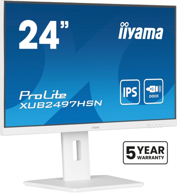 ProLite XUB2497HSN-W2 pantalla para PC 60,5 cm (23.8") 1920 x 1080 Pixeles Full HD LED Blanco