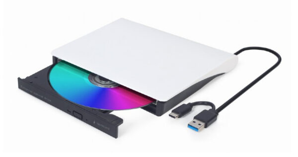 DVD-USB-031-BW unidad de disco óptico Interno DVD±RW Negro