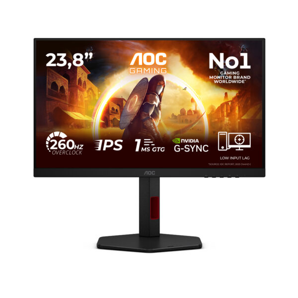 G4 24G4ZR pantalla para PC 60,5 cm (23.8") 1920 x 1080 Pixeles Full HD LED Negro, Rojo