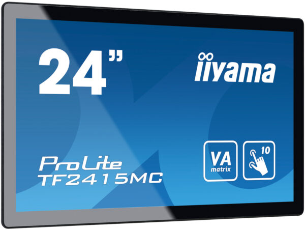 ProLite TF2415MC-B2 pantalla para PC 60,5 cm (23.8") 1920 x 1080 Pixeles Full HD LED Pantalla táctil Multi-usuario Negro