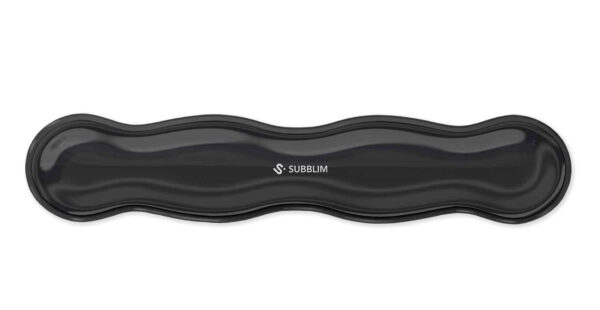Ergo Crystal Flex descansa muñecas Gel Negro