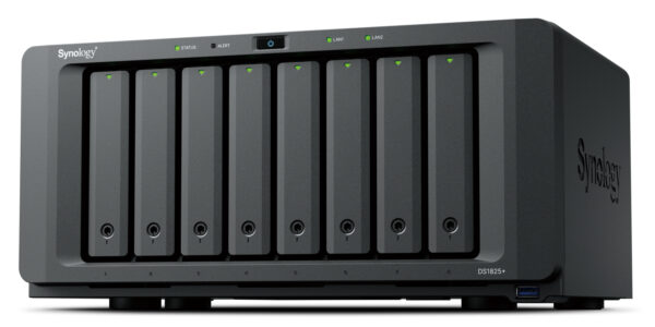 DiskStation DS1825+ servidor de almacenamiento NAS Ryzen Embedded V1500B 8 GB DDR4 0 TB Negro