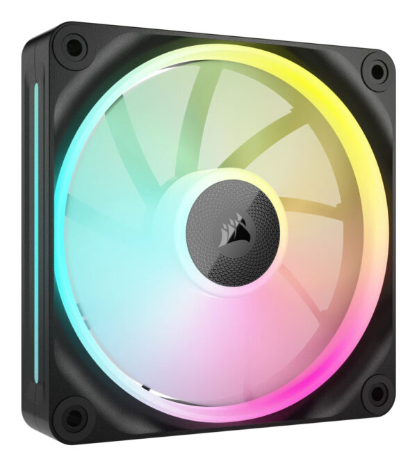 iCUE LINK LX120 RGB Carcasa del ordenador Ventilador 12 cm Negro 1 pieza(s)