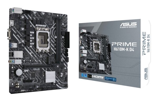 PRIME H610M-K D4 Intel H610 LGA 1700 micro ATX