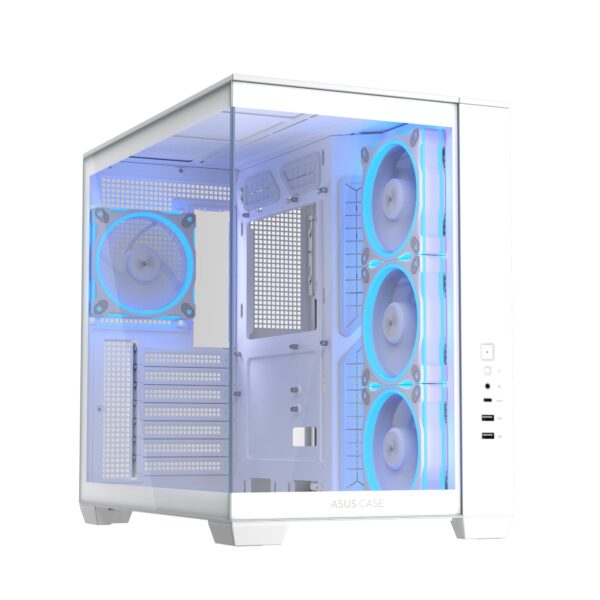 A32 Plus TG ARGB White Midi Tower Blanco