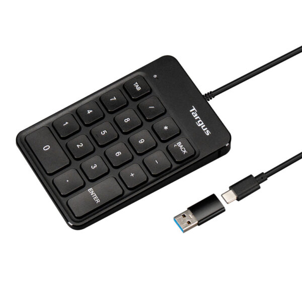 AKP13GL teclado numérico Universal USB Negro