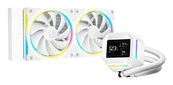 LM240 WH Procesador Kit de refrigeración líquida 12 cm Blanco 1 pieza(s)
