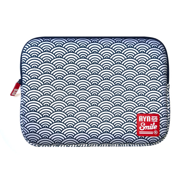 Laptop sleeve Kimono 1¡"13-14" Seigaiha