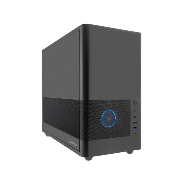 CAJA MATX MP2 NEGRA USB-C 3.2 GEN1 VENTILADOR 120 PWM FULL METAL S/FTE