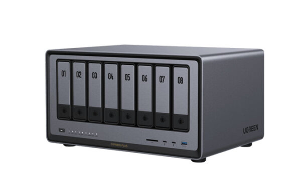 35127B servidor de almacenamiento NAS Escritorio Intel® Core i5 i5-1235U 8 GB DDR5 0 TB UGOS Pro Gris