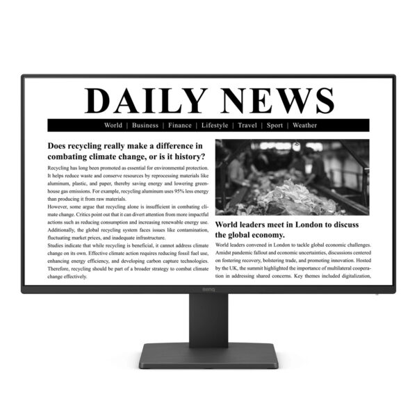 GW2491 pantalla para PC 60,5 cm (23.8") 1920 x 1080 Pixeles Full HD LED Negro