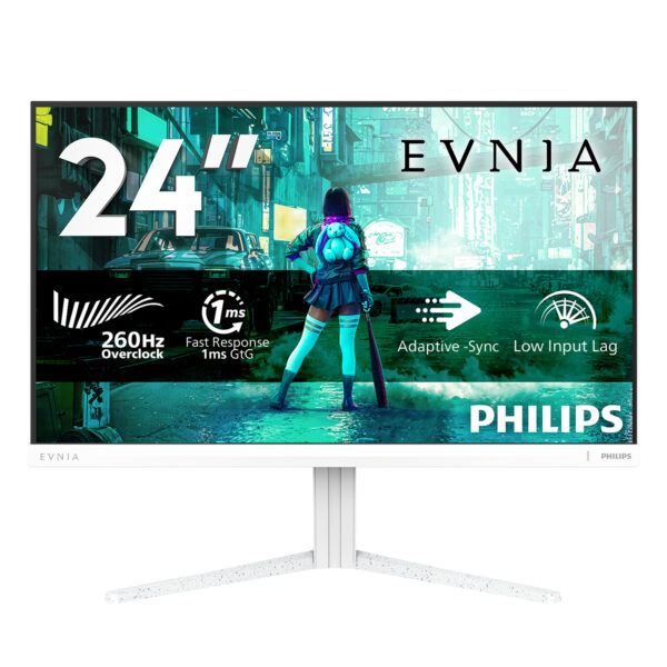 Evnia 3000 24M2N3201P/00 pantalla para PC 60,5 cm (23.8") 1920 x 1080 Pixeles Full HD LCD Blanco