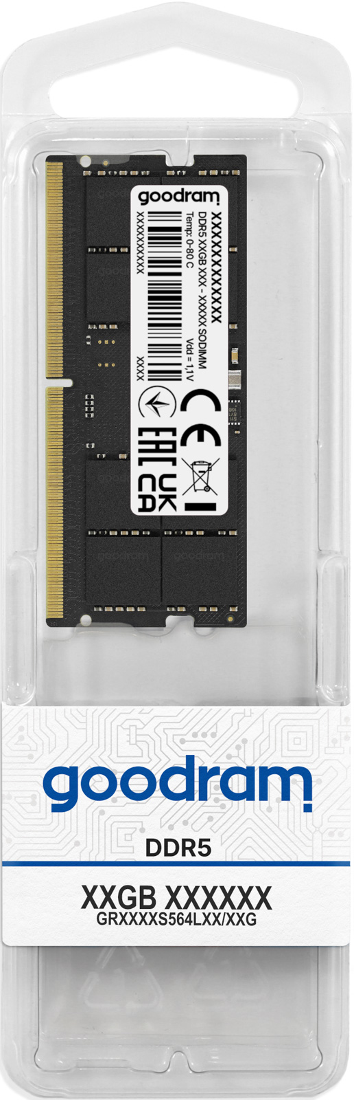 16GB DDR5 5600MHz CL40 SR SODIMM módulo de memoria 1 x 16 GB 262-pin SO-DIMM