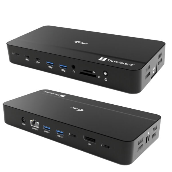 Thunderbolt 5 Triple Display Docking Station, M.2 slot, 6x USB, 2.5GLAN + Power Delivery 140W