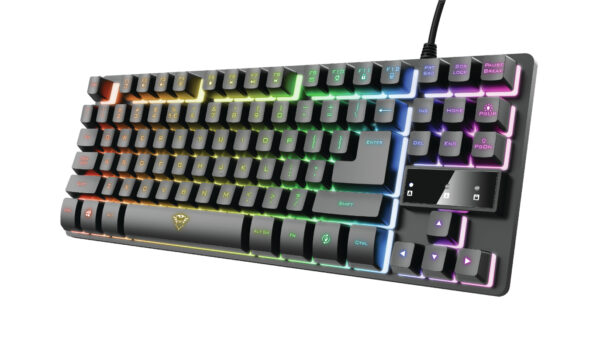 GXT 833 Thado teclado Juego USB Español Negro, Plata