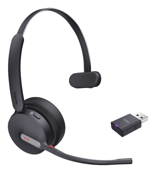 WH64 Hybrid Mono Teams Auriculares Inalámbrico Diadema Oficina/Centro de llamadas MicroUSB Bluetooth Negro