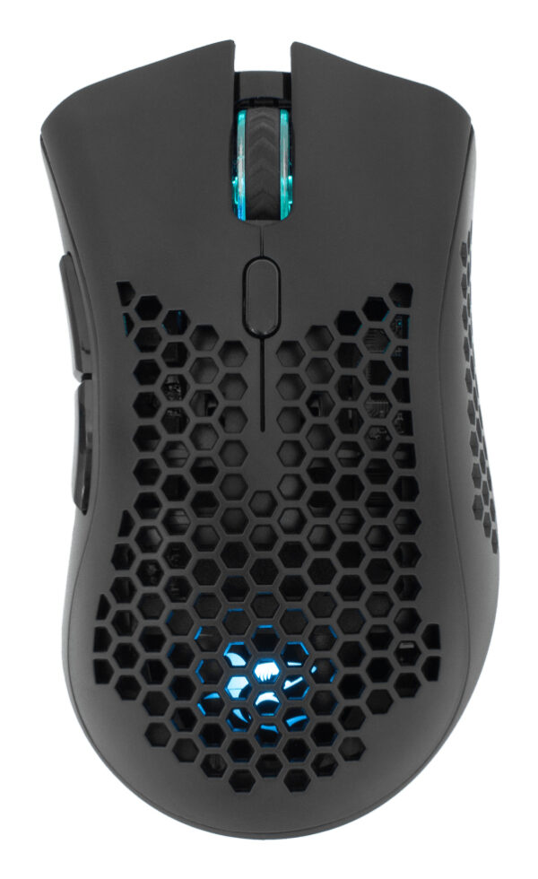 LIONEL-B ratón Juego Ambidextro Bluetooth Óptico 10000 DPI