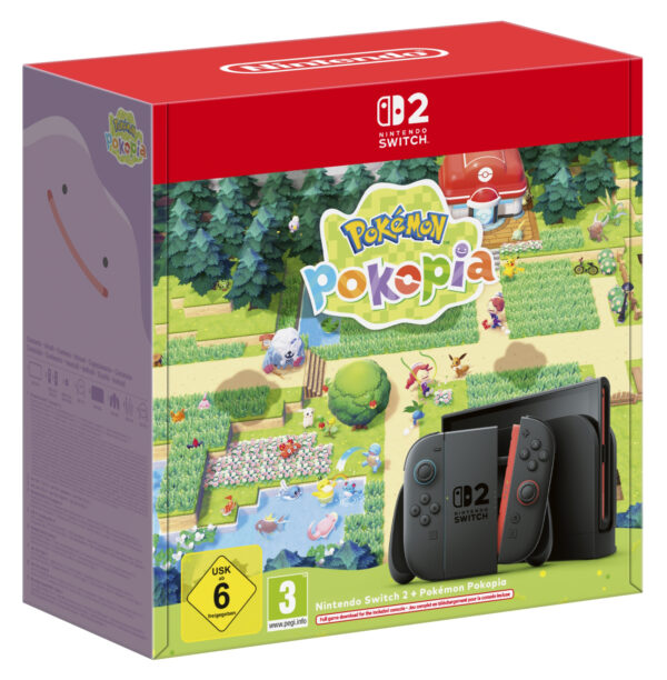 Switch 2 & Pokemon Pokopia videoconsola portátil 20,1 cm (7.9") 256 GB Pantalla táctil Wifi Negro