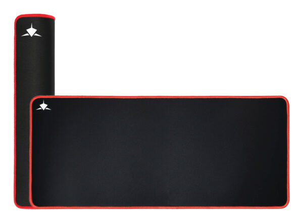 RED KNIGHT XL Alfombrilla de ratón para juegos Negro, Rojo